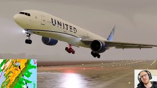 Pilots vs. TORNADO WARNING in Microsoft Flight Simulator! (LiveWeather) VATSIM