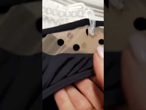 Купальник жіночий роздільний Marc & Andre L1927-Y-672чорно-нюдовий в горошек, видео 1