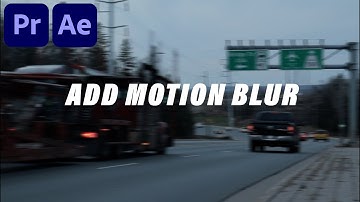 Add motion blur to your timelapse