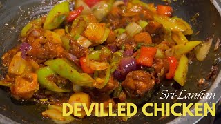BEST DEVILLED CHICKEN RECIPE! | Sri-Lankan Style | Rinoza’s Recipes