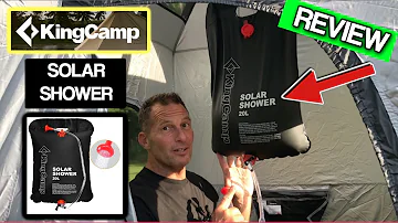 KingCamp Solar Shower Bag 5 Gallon Portable Outdoor Shower Bag Sunlight Shower Bag for Camping Light