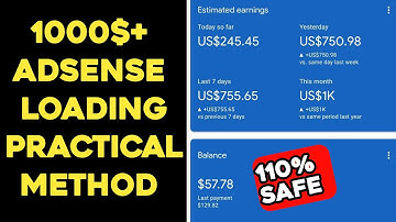 NEW Adsense Loading method 50$ per day free | Adsense Loading trick  | adsense loading
