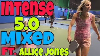 Intense 5.0 Pickleball Mixed Doubles Feat. Top Pro Allyce Jones