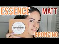 Essence Club Matt Bronzing Powder Palette review