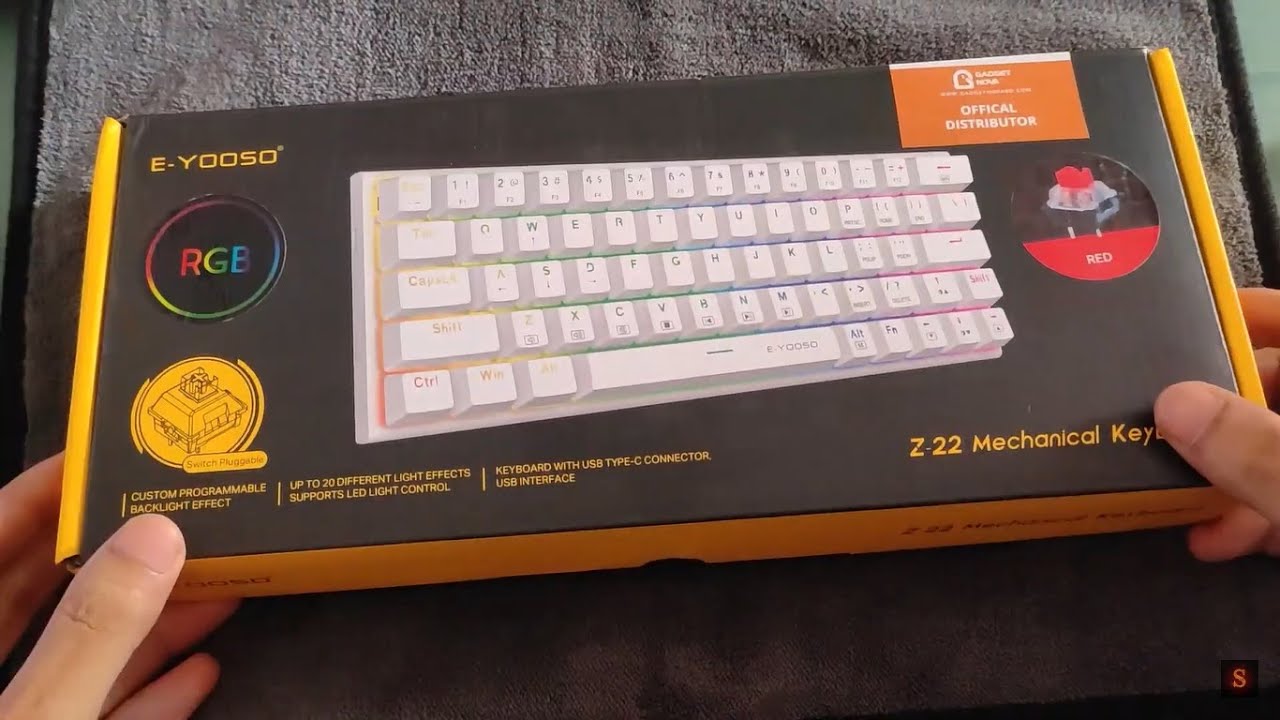 EYooso Z22 Mechanical keyboard Unboxing Bangla Hands on Review