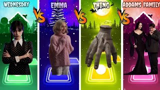Wednesday vs Emma vs Thing vs Addams Family  Tiles Hop edm rush