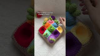 Montessori carrot pulling toy crochet kit for toddlers
