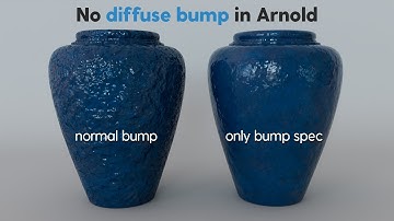 No diffuse bump in Arnold