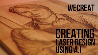 Hannibal Lecter Cutting Board – Using AI Design & Wecreat Vision 40W Laser