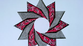Download lagu 3D Geometric Mandala Art in Star shape/Mandala Art #203/1000