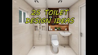 25 TOILET DESIGN IDEAS