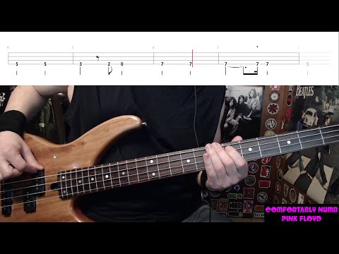 Comfortably Numb By Pink Floyd Bass Cover With Tabs Play Along