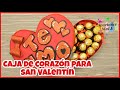 CAJA DE REGALO EN FORMA DE CORAZÓN PARA SAN VALENTIN