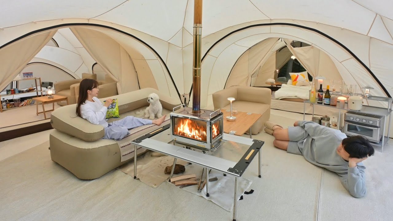 РОСКОШНЫЙ ГЛЭМПИНГ🏕️Месяц на моей собственной уютной 3-комнатной вилле выходного дня