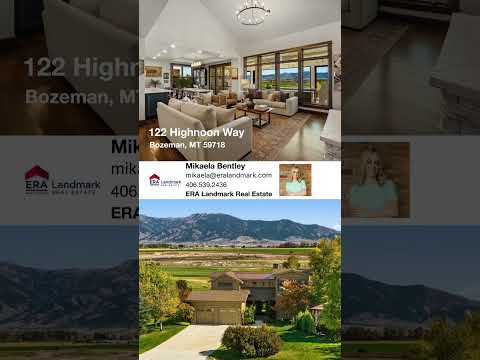 122 Highnoon Way, Bozeman, MT home video tour
