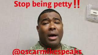 Stop Being Petty