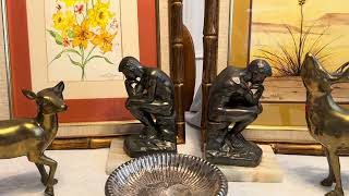 Estate Sale Finds Video #632:  Sterling, Paintings, Brass & More