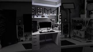 Satisfying Black &amp; White Gaming Setup Tour 🖤