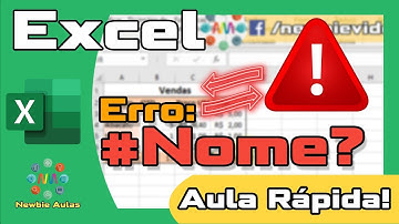 Excel - Erro #NOME? | Como resolver | O que causa o erro | solução | Aula rápida | Tutorial