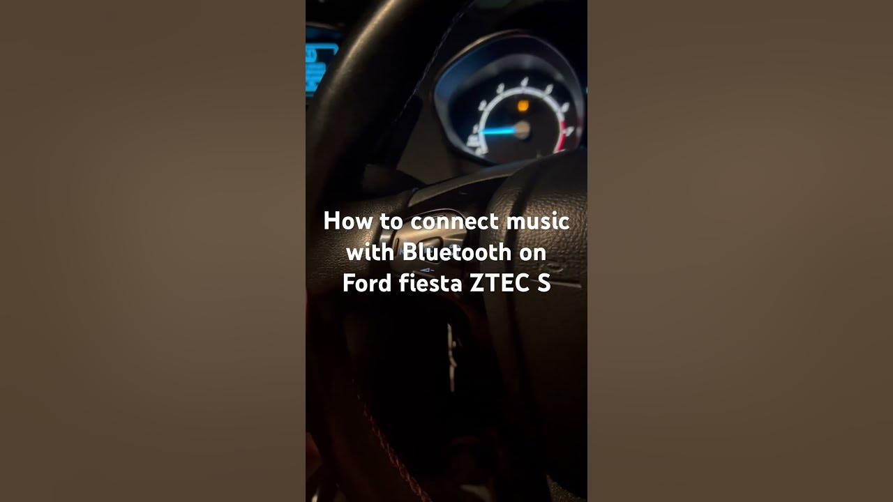 How to connect music with Bluetooth in Ford fiesta. 2013-2017