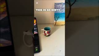 Watch till the end👀 #satisfyingsounds #cleaninghacks #desksetup #cleaningtips #gadget