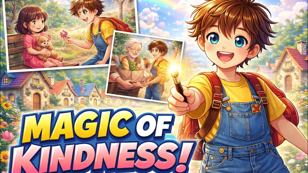 Kindness Makes the World Brighter ✨ Kids Moral Story @ littlekinderglow