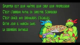 Video thumbnail of "Tortues ninja générique entier (1987) Paroles HD"