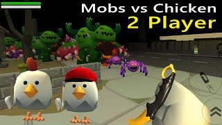 Chicken vs Mobs - 2 Player Gameplay | DotDorDee Gaming screenshot 3