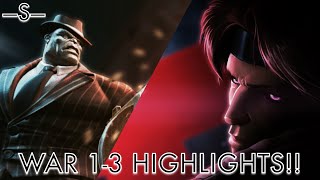 TRIUMPH...and Tragedy | Gambit and Joe Fixit Go to War!! —S— Alliance Wars 1-3 Highlights