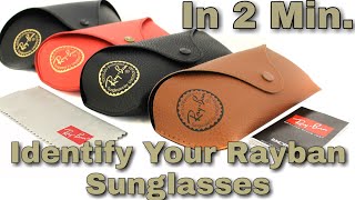 Real or fake How to identify Original Rayban sunglasses| How To Verify Rayban sunglasses