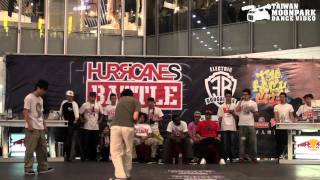 20111002 Battle ISM Poppin 1ON1 16取8強~Jeremy vs 白毛(勝)