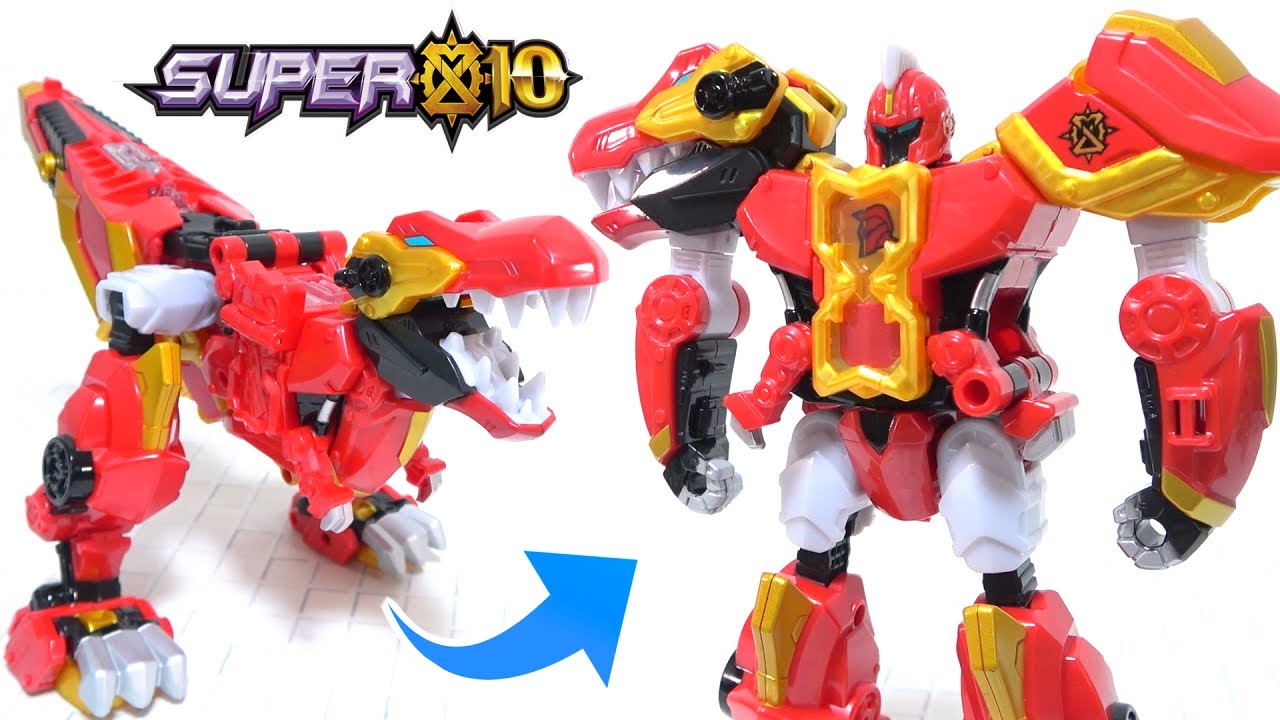 Tyrannosaurus transforms into a robot! ] SUPER 10 