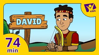 Story about David (PLUS 15 More Cartoon Bible Stories for Kids)