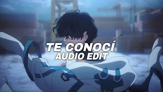 Te Conocí Slowed - Bxkq Edit Audio Amv Version