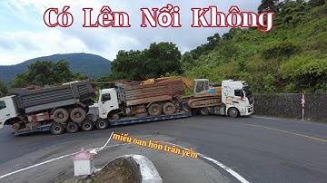 CÓ LÊN ĐƯỢC KHÔNG | NÍN THỞ XEM PHA VƯỢT ĐÈO HẢI VÂN CỦA BÁC TÀI XE ĐẦU KÉO CƠ GIỚI