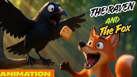 The Raven And The Fox Poem  | Class 6 English Poorvi | Animation hindi | CBSE/NCERT
