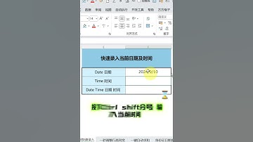 每日小技巧 😮 Excel 快速录入日期及时间  #excel #automobile #投資#技巧 #效率 #office