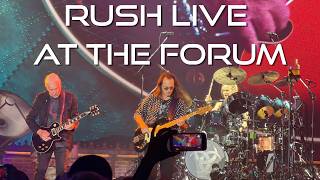 My Clips in 4K from RUSH 50 Something Live at the Kia Forum LA June 7, 2026