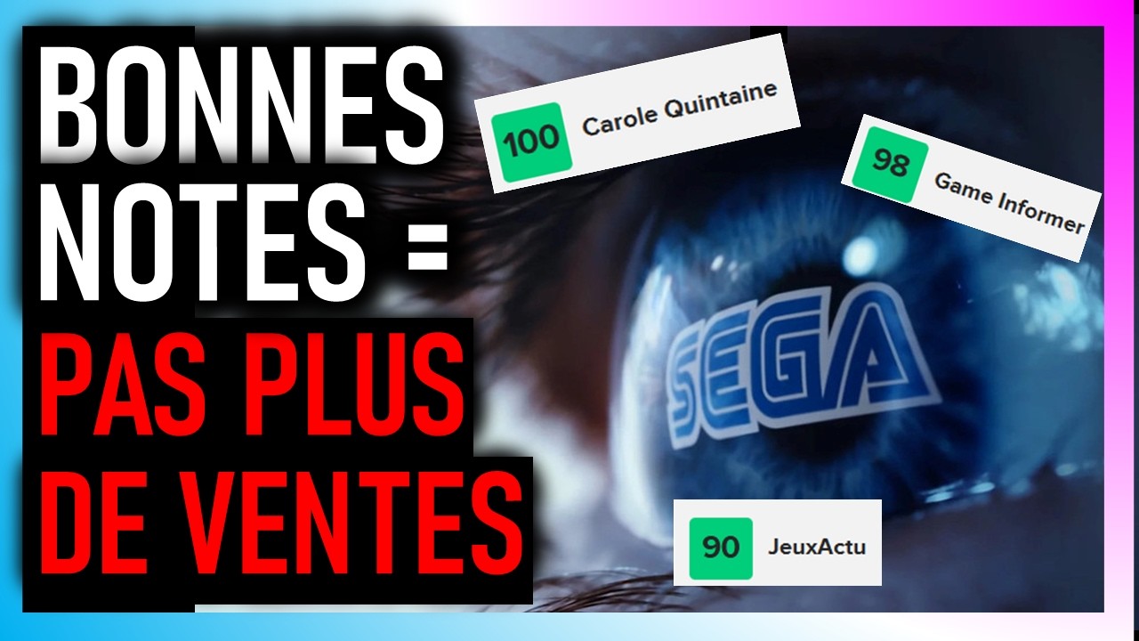 🚨 SEGA : EXCELLENTES NOTES MAIS VENTES EN BERNE !