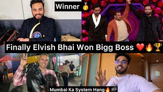 Finally @ElvishYadavVlogs Bigg Boss Jeet Gye 🥹❤️🙏🏻|| India Ka Systumm Hang🔥💣