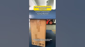 Carton compression tester for box strength & stacking performance testing
