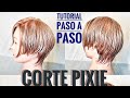 Corte Pixie paso a paso