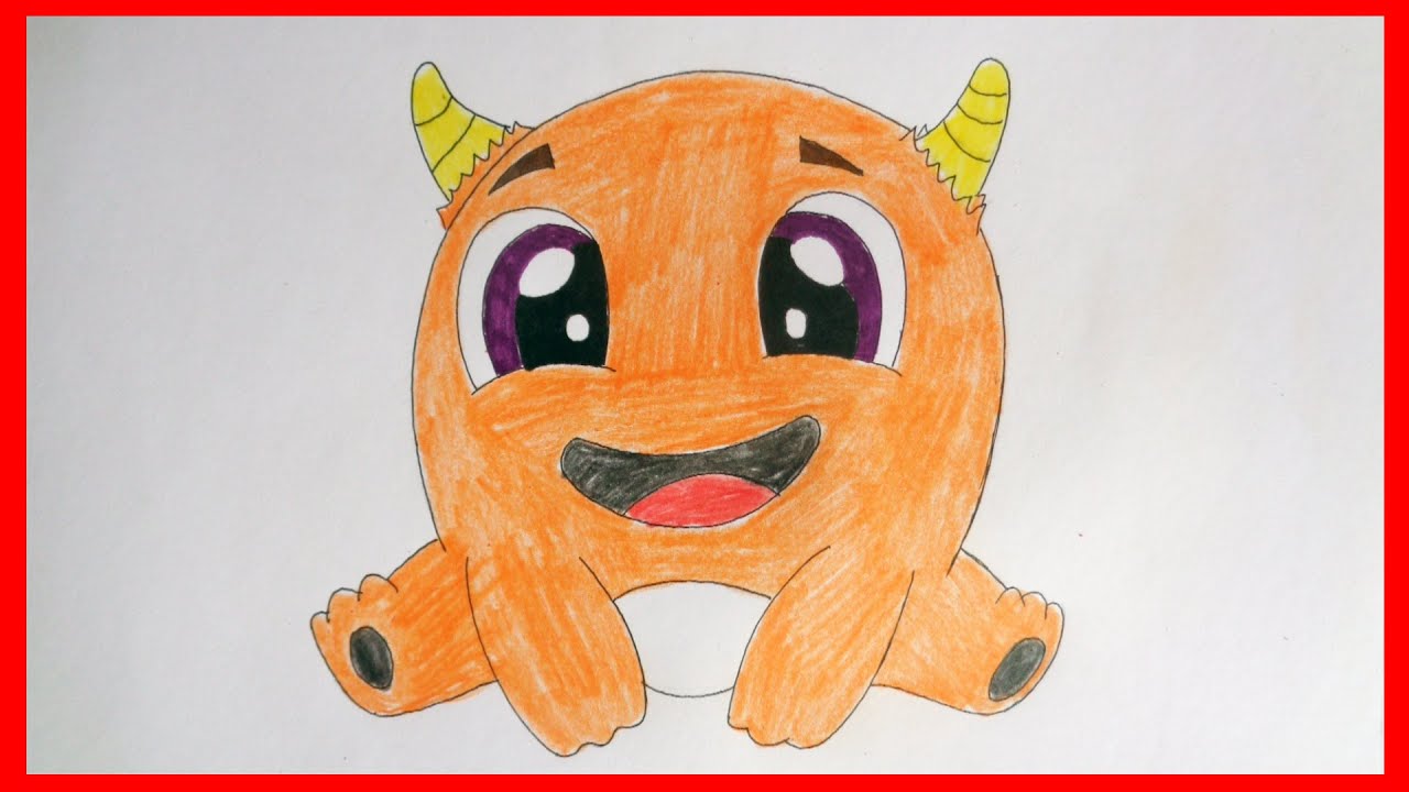 Create your own draw cute monster with these creative ideas