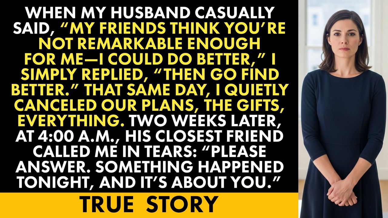 After My Husband Said He Could Do Better, My Multi-Million Reveal Shattered His Luxury Fantasy