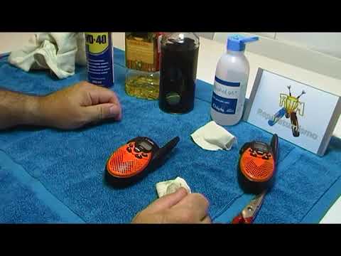 COMO REPARAR PLASTICOS DEGRADADOS CON UNA CAPA PEGAJOSA, REPASO A DIVERSOS METODOS