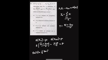 Unbiased but Inconsistent Estimator Example | UPSC ISS 2025 Paper-2 | Problem-9 | RitwikMath