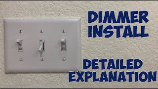 how to install a dimmer | detailed instructions