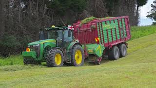 Organic Grass Silage In 4K D Thompson Contracting John Deere Claas Strautmann Jcb Fendt