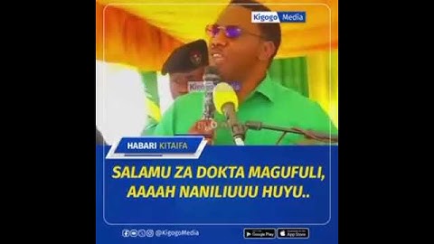 Makonda bado anamuota MAGUFULI ona alivyomtaja badala ya kutaja dk Samia