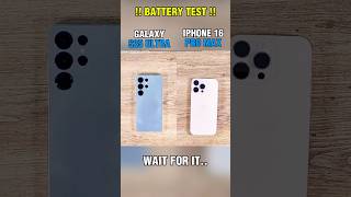 GALAXY S25 ULTRA VS IPHONE 16 PRO MAX !! MOBILE BATTERY TEST !!